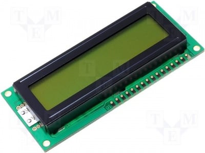 DEM16216SYH-LY Дисплей: LCD; б DEM16216SYH-LY Дисплей: LCD; буквено-цифров; STN P